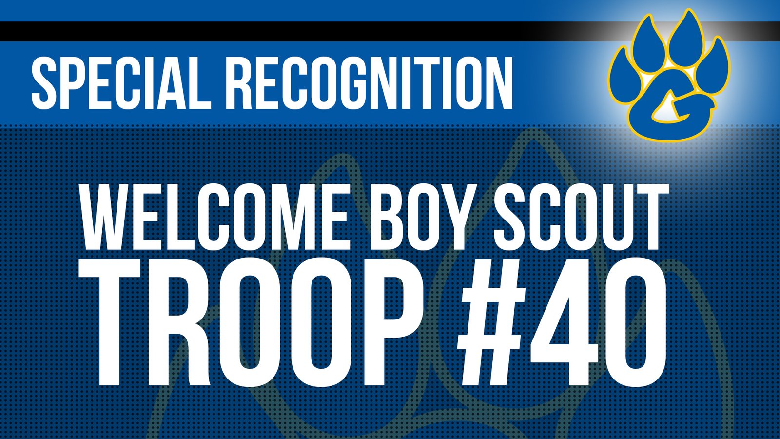 Special recognition example