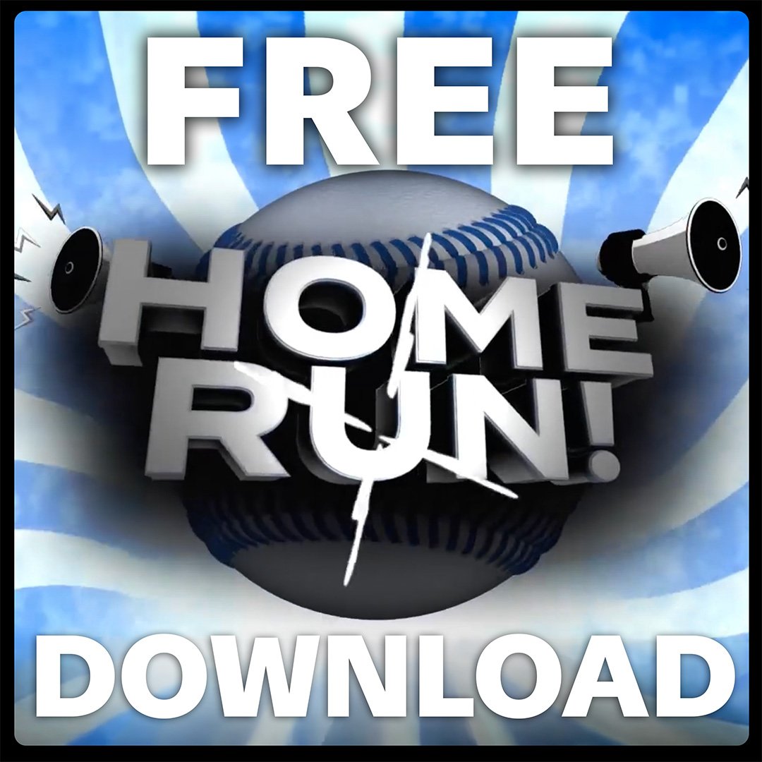 Free Home Run Graphic – Sports Graphics Now